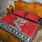 Afro Christmas Tuskegee Red Tails Airmen Quilt Bed Set Merry Christmas - African Pride