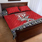 Afro Christmas Tuskegee Red Tails Airmen Quilt Bed Set Merry Christmas - African Pride