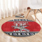 Afro Christmas Tuskegee Red Tails Airmen Round Carpet Merry Christmas - African Pride