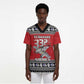 Tuskegee Red Tails Airmen Christmas Scrub Top P-51 Mustang 332nd Fighter Group - African Pride