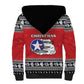Afro Christmas Tuskegee Red Tails Airmen Sherpa Hoodie Merry Christmas - African Pride