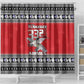 Afro Christmas Tuskegee Red Tails Airmen Shower Curtain Merry Christmas - African Pride