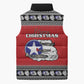 Tuskegee Red Tails Airmen Christmas Sleeveless Puffer Jacket P-51 Mustang 332nd Fighter Group