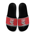 Tuskegee Red Tails Airmen Christmas Slide Sandals P-51 Mustang 332nd Fighter Group