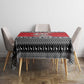 Afro Christmas Tuskegee Red Tails Airmen Tablecloth Merry Christmas - African Pride
