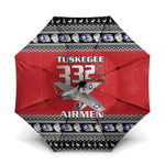 Tuskegee Red Tails Airmen Christmas Umbrella P-51 Mustang 332nd Fighter Group