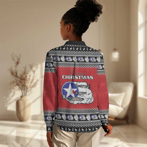 Afro Christmas Tuskegee Red Tails Airmen Women Casual Shirt Merry Christmas - African Pride