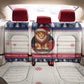 Liberia Christmas Back Car Seat Cover African Lion Santa