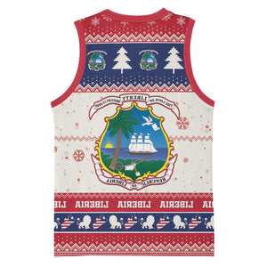 Liberia Christmas Basketball Jersey African Lion Santa - African Pride