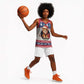 Liberia Christmas Basketball Jersey African Lion Santa - African Pride