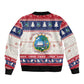 Liberia Christmas Bomber Jacket African Lion Santa