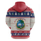 Liberia Christmas Hoodie African Lion Santa