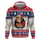 Liberia Christmas Hoodie African Lion Santa