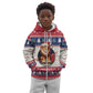 Liberia Christmas Kid Hoodie African Lion Santa