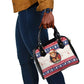 Liberia Christmas Shoulder Handbag African Lion Santa