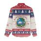 Liberia Christmas Women Casual Shirt African Lion Santa LT15