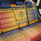Afro Chad Christmas Back Car Seat Cover Coat Of Arms With African Pattern