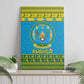 Afro Rwanda Christmas Canvas Wall Art Noheli Nziza Coat Of Arms - African Pattern