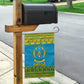 Afro Rwanda Christmas Garden Flag Noheli Nziza Coat Of Arms - African Pattern
