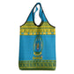 Afro Rwanda Christmas Grocery Bag Noheli Nziza Coat Of Arms - African Pattern