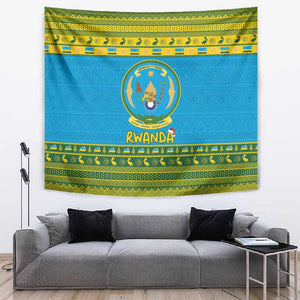 Afro Rwanda Christmas Tapestry Noheli Nziza Coat Of Arms - African Pattern