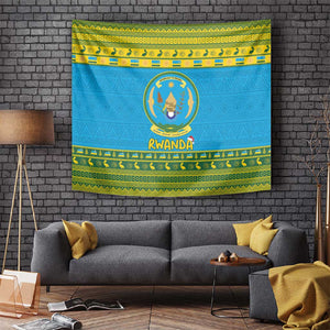 Afro Rwanda Christmas Tapestry Noheli Nziza Coat Of Arms - African Pattern