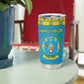 Afro Rwanda Christmas Tumbler Cup Noheli Nziza Coat Of Arms - African Pattern