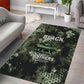 761st Tank Battalion Black Panthers Area Rug WWII Military Camouflage - African Pride