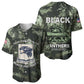 761st Tank Battalion Black Panthers Baseball Jersey WWII Military Camouflage - African Pride