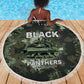 761st Tank Battalion Black Panthers Beach Blanket WWII Military Camouflage - African Pride