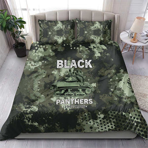 761st Tank Battalion Black Panthers Bedding Set WWII Military Camouflage - African Pride