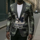 761st Tank Battalion Black Panthers Blazer WWII Military Camouflage - African Pride