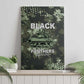 761st Tank Battalion Black Panthers Canvas Wall Art WWII Military Camouflage - African Pride