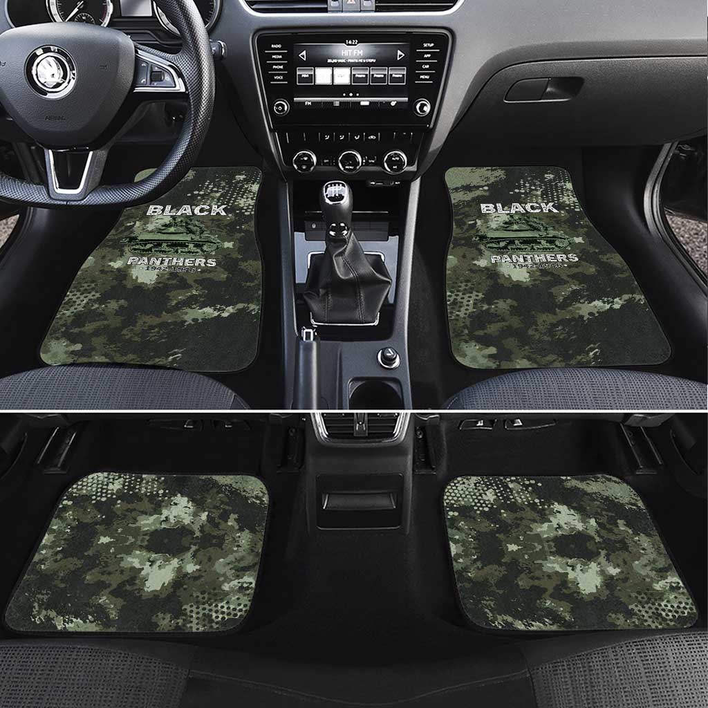 761st Tank Battalion Black Panthers Car Mats WWII Military Camouflage - African Pride
