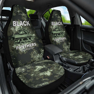 761st Tank Battalion Black Panthers Car Seat Cover WWII Military Camouflage - African Pride