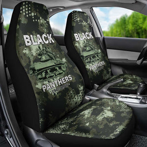 761st Tank Battalion Black Panthers Car Seat Cover WWII Military Camouflage - African Pride