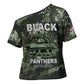 761st Tank Battalion Black Panthers Cross Shoulder Shirt WWII Military Camouflage - African Pride