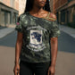 761st Tank Battalion Black Panthers Cross Shoulder Shirt WWII Military Camouflage - African Pride