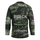 761st Tank Battalion Black Panthers Hockey Jersey WWII Military Camouflage - African Pride
