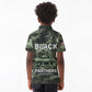 761st Tank Battalion Black Panthers Kid Polo Shirt WWII Military Camouflage - African Pride