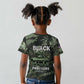 761st Tank Battalion Black Panthers Kid T shirt WWII Military Camouflage - African Pride