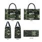 761st Tank Battalion Black Panthers Leather Bag WWII Military Camouflage - African Pride
