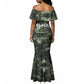 761st Tank Battalion Black Panthers Mermaid Dress WWII Military Camouflage - African Pride