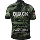 761st Tank Battalion Black Panthers Polo Shirt WWII Military Camouflage - African Pride