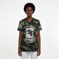 761st Tank Battalion Black Panthers Scrub Top WWII Military Camouflage - African Pride