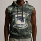 761st Tank Battalion Black Panthers Sleeveless Hoodie WWII Military Camouflage - African Pride