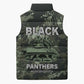 761st Tank Battalion Black Panthers Sleeveless Puffer Jacket WWII Military Camouflage - African Pride