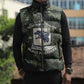 761st Tank Battalion Black Panthers Sleeveless Puffer Jacket WWII Military Camouflage - African Pride