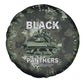 761st Tank Battalion Black Panthers Spare Tire Cover WWII Military Camouflage - African Pride