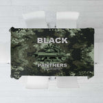 761st Tank Battalion Black Panthers Tablecloth WWII Military Camouflage - African Pride